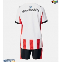 Otroški Nogometni dresi PSV Eindhoven Domači 2025-26 Kratek Rokav (+ Kratke hlače)